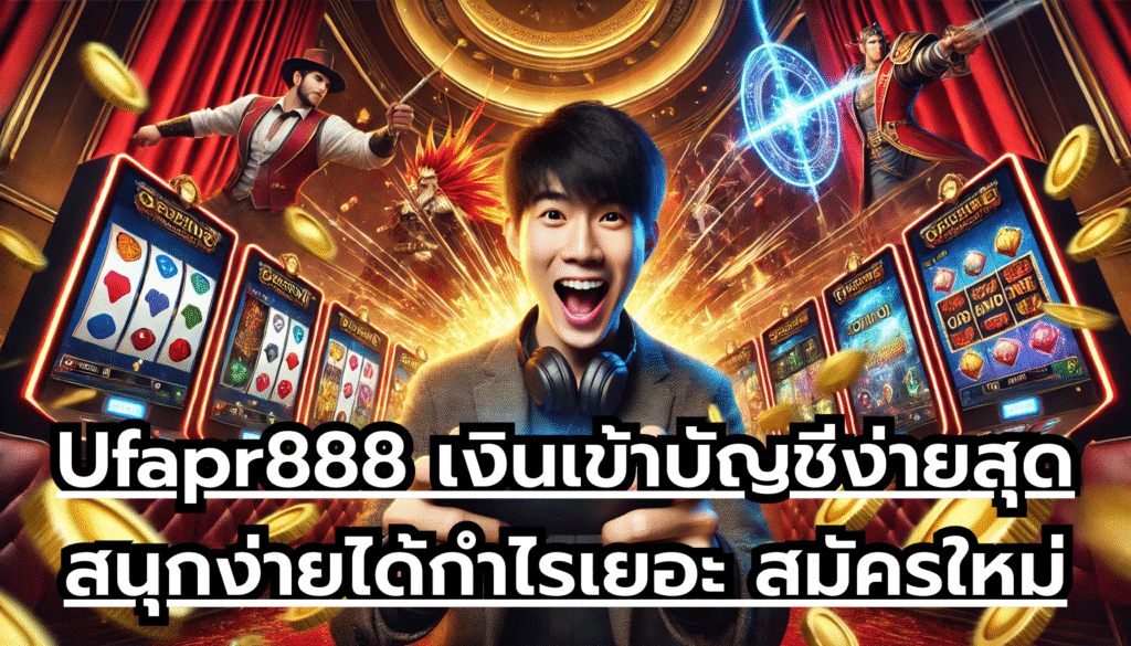 Ufapr888 เงินเข้าบัญชีง่ายสุด สนุกง่ายได้กำไรเยอะ สมัครใหม่ก็ทำได้