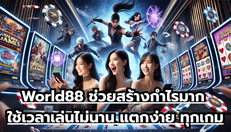 World88 ช่วยสร้างกำไรมาก ใช้เวลาเล่นไม่นาน แตกง่าย ทุกเกม