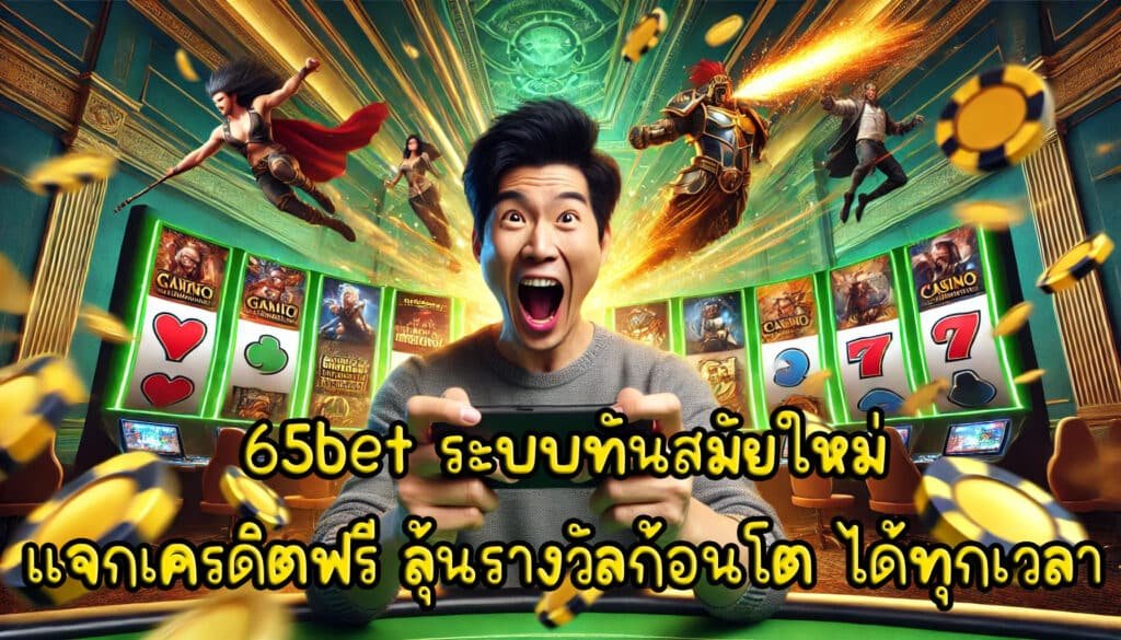 65bet ระบบทันสมัยใหม่ แจกเครดิตฟรี ลุ้นรางวัลก้อนโต ได้ทุกเวลา-1
