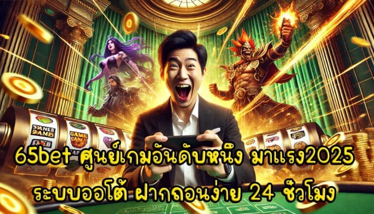 65bet ศูนย์เกมอันดับหนึ่ง มาแรง2025 ระบบออโต้ ฝากถอนง่าย 24 ชั่วโมง-2