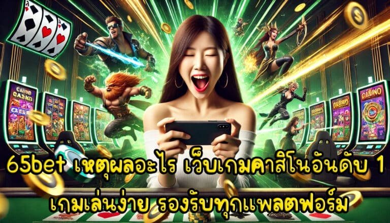 65bet เหตุผล อะไร เว็บเกมคาสิโน อันดับหนึ่ง เกมเล่นง่าย รองรับทุกแพลตฟอร์ม-3